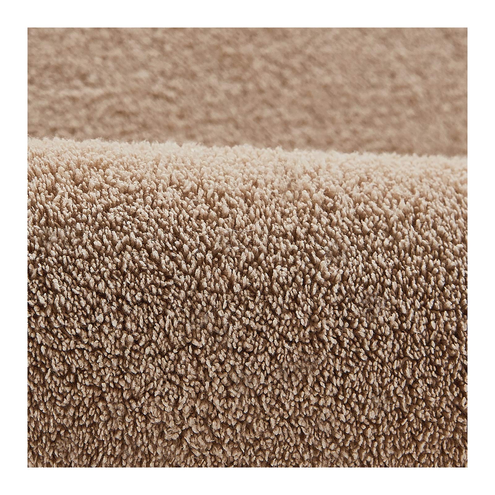 Soft Modern Area Rugs - Ultra Plush Indoor Fluffy Shaggy Floor Rug for Living Room, Bedroom - Light Camel Color 200x250cm - Cozy Home Decor & Comfortable Floor Mat for Family Relaxation