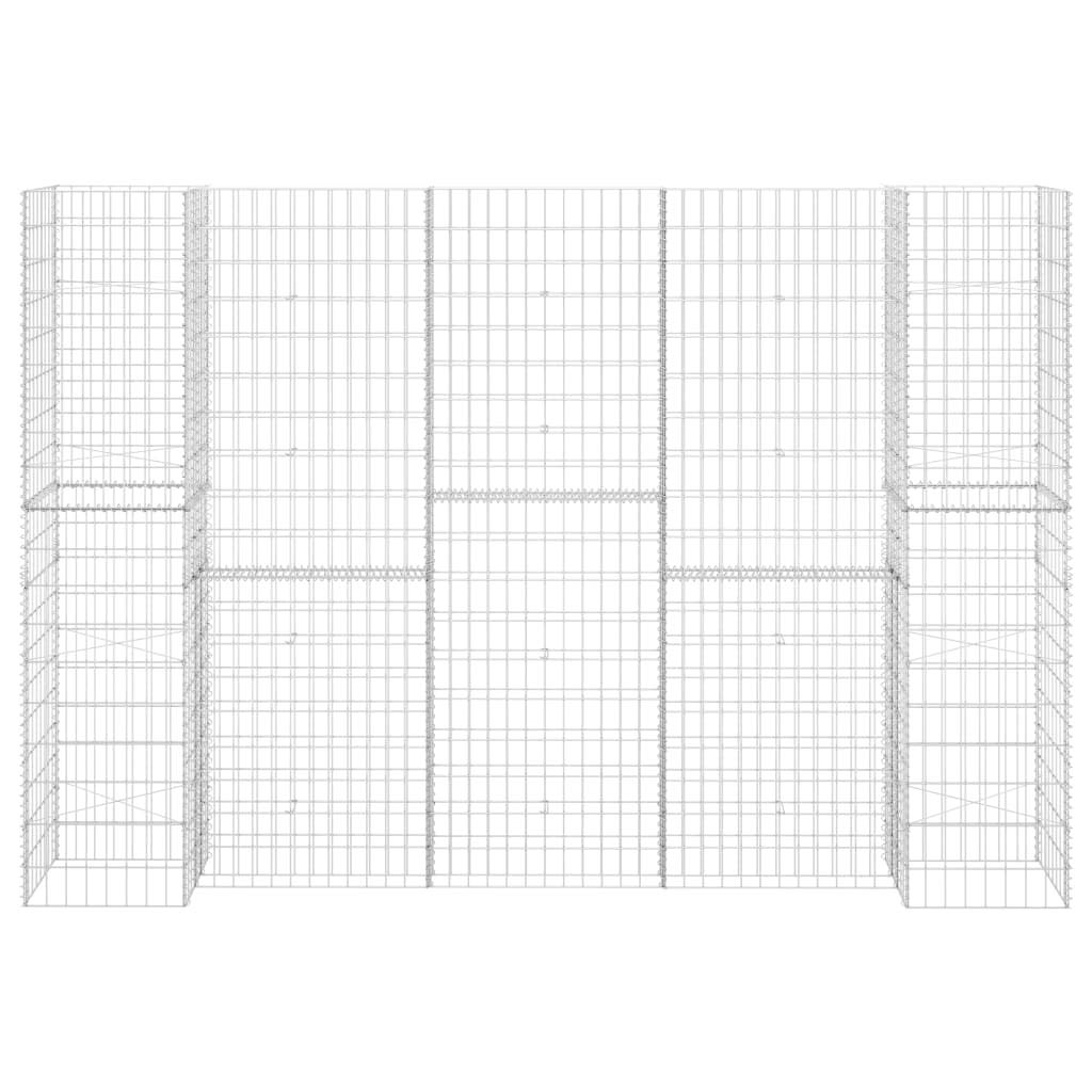 H-Shaped Gabion Planter - 223.6