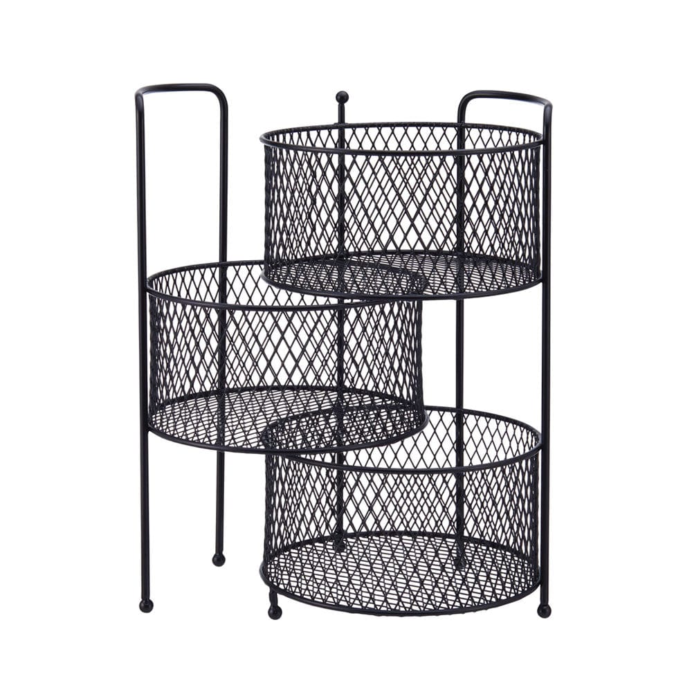 3-Tier Countertop Organizer - 14 Inch Kitchen Storage Shelf for Spices, Utensils & Small Appliances | Perfect for Pantry, Bathroom & Office Organization