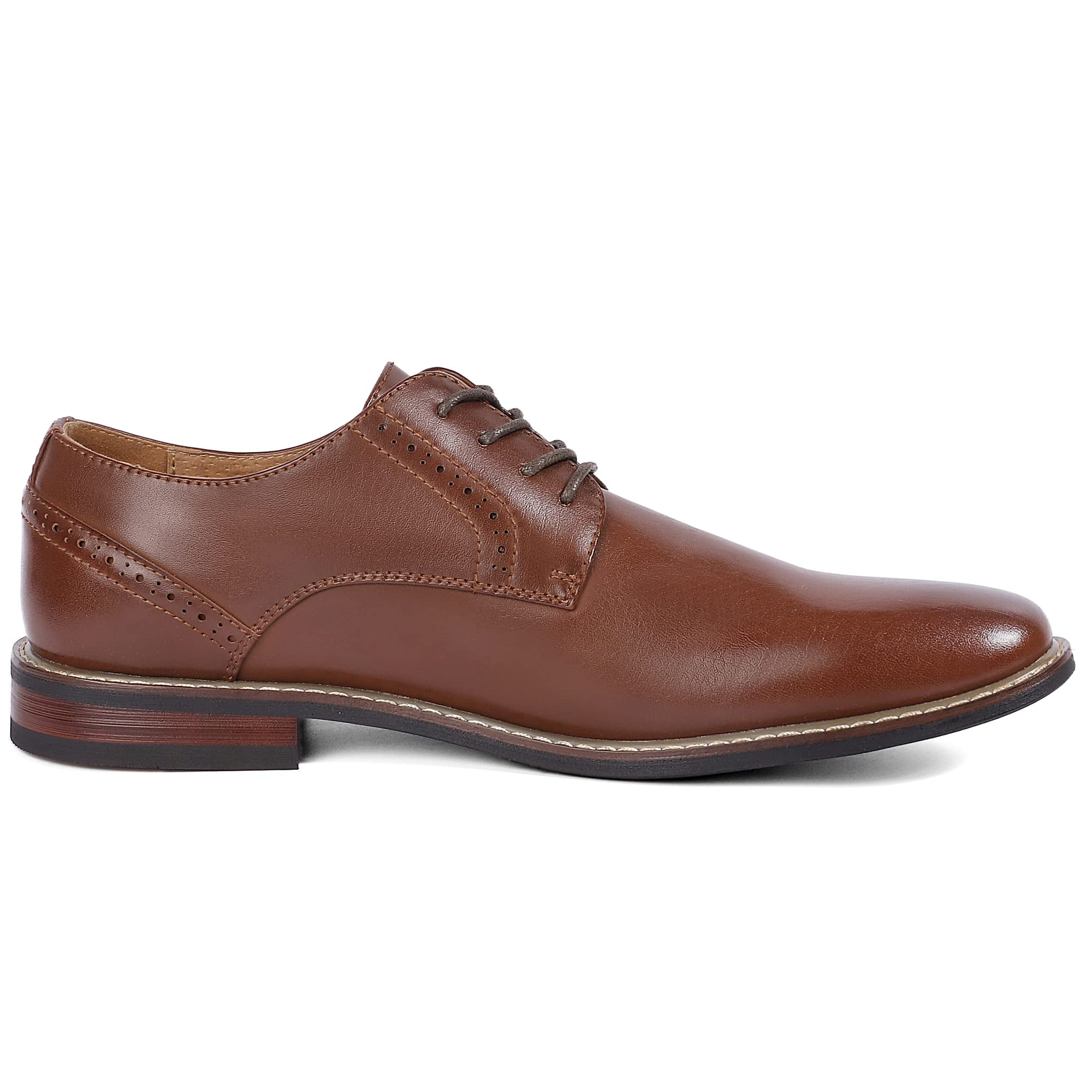 Men's Formal Cap Toe Oxford Dress Shoes - Comfortable Business & Wedding Shoes for Men | Premium Leather Office & Party Dress Shoes
