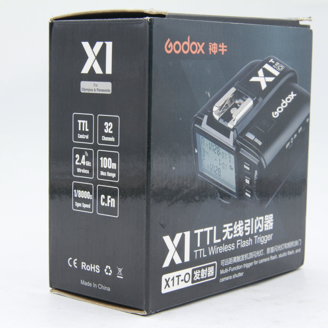 Godox X1T-O Wireless Flash Trigger for Olympus & Panasonic Cameras - Like New Open Box | Perfect for Studio Photography & Outdoor Shooting