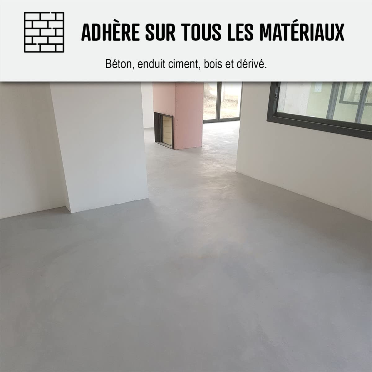 High-Resistance Two-Component Concrete Polish Varnish for Outdoor Use - HIGHPROTECT - Covers 5 m² (2 Coats) - ARCANE INDUSTRIES - Ideal for Driveways, Patios & Industrial Floors