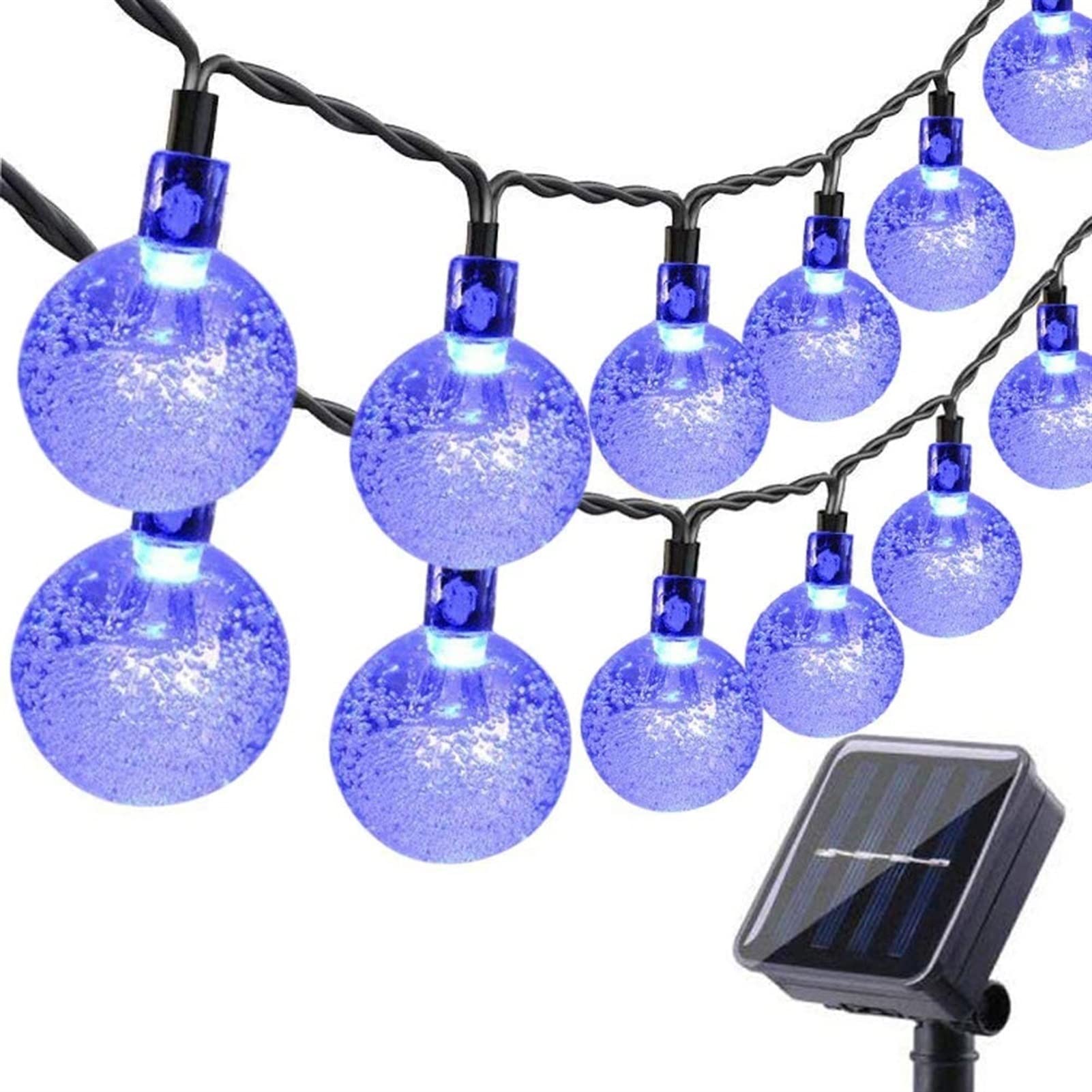 Solar LED String Lights - 8 Modes Waterproof Outdoor Fairy Lights for Garden, Porch, Gazebo Decor