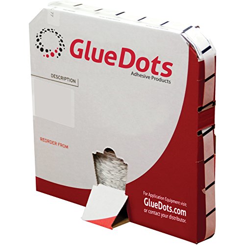 Fast Glue Dots® Super High Tack Adhesive - 1/2 Inch Clear Low Profile (4000 Count) - Perfect for Crafts, Scrapbooking, School Projects & Home Decor