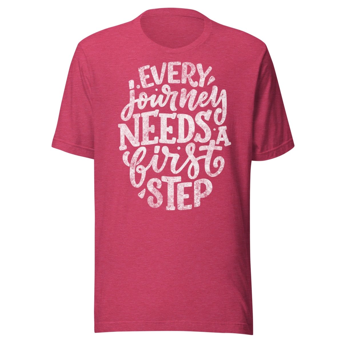 Courageous Sobriety Journey Unisex T-Shirt - Inspirational Recovery Tee for Men & Women - Perfect for AA Meetings, Sober Events & Daily Motivation
