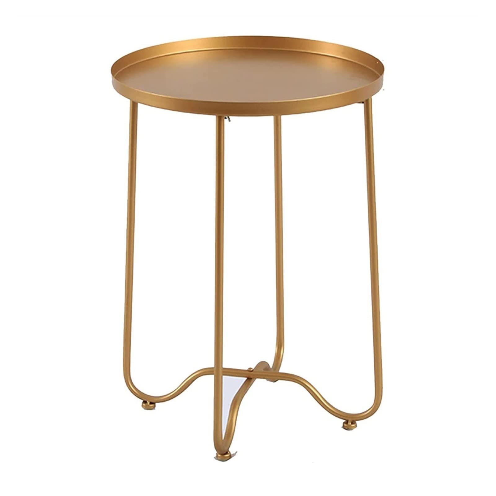 Zinhsq Metal Side Table - Rustproof & Waterproof End Table for Outdoor, Living Room, Bedroom - Perfect as Coffee Table, Snack Table, or Bedside Table - Ideal for Balcony, Patio, and Small Space Decor