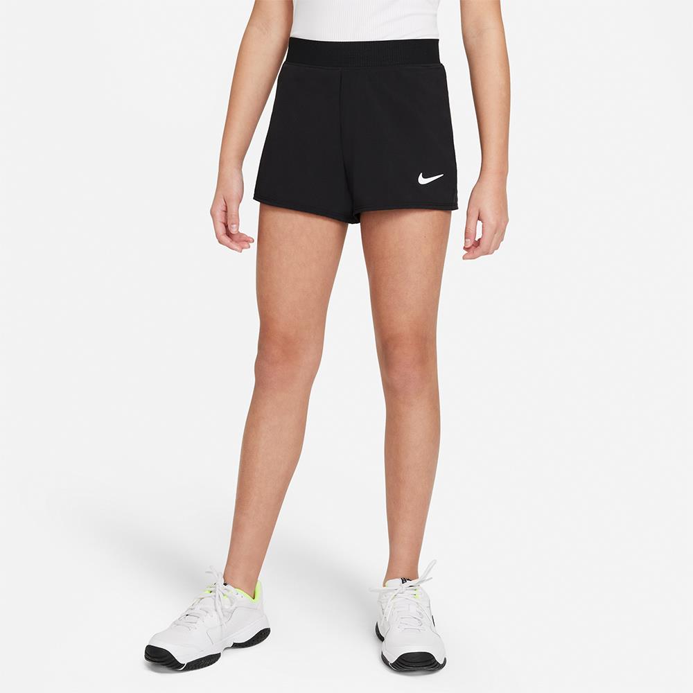Nike Girls Victory Shorts - Black - Comfortable Athletic Shorts for Running, Training & Casual Wear