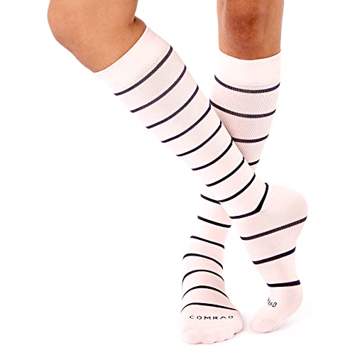 Rose/Navy Stripe