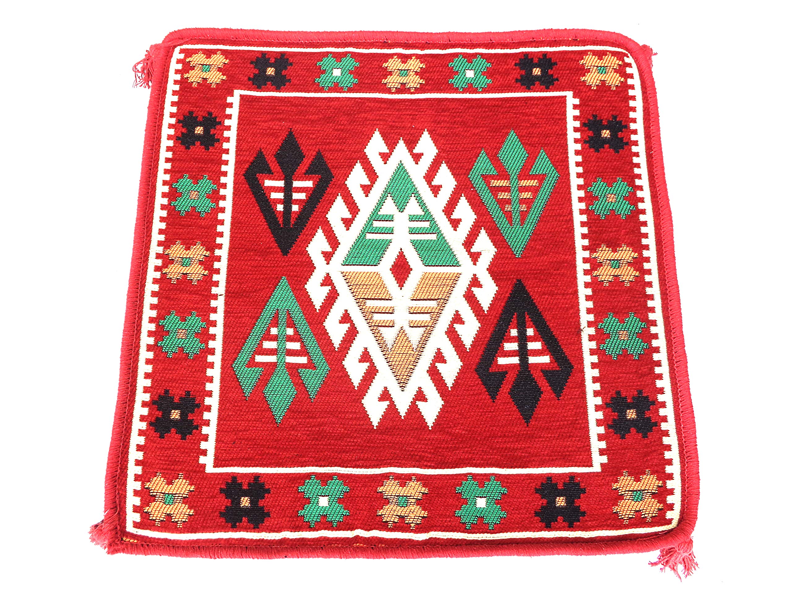 Handmade Kilim Poufs & Ottoman Footstools - Arabic Coffee Table, Pet Bed & Turkish Poufs MA 46 - Perfect for Boho Living Rooms, Meditation Spaces & Cozy Home Decor