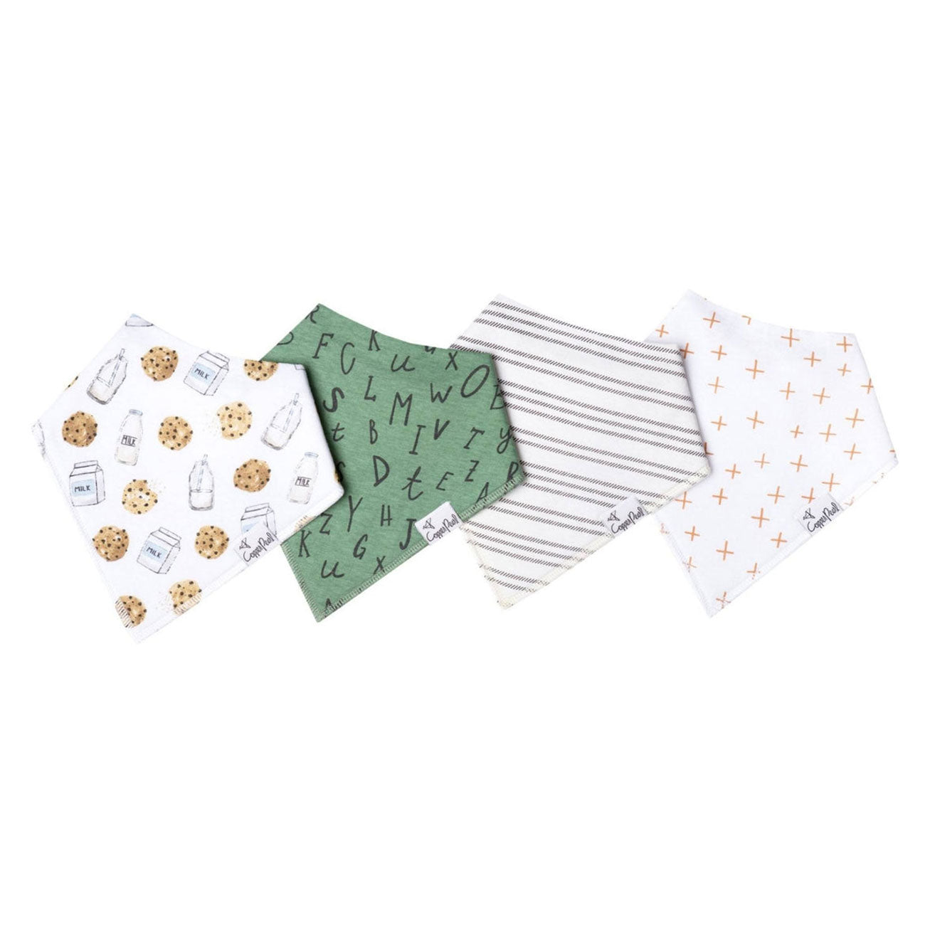 Soft Organic Cotton Baby Bandana Bibs - 3 Pack Drool Bibs for Newborns & Infants - Cute & Absorbent for Feeding, Teething, and Everyday Use