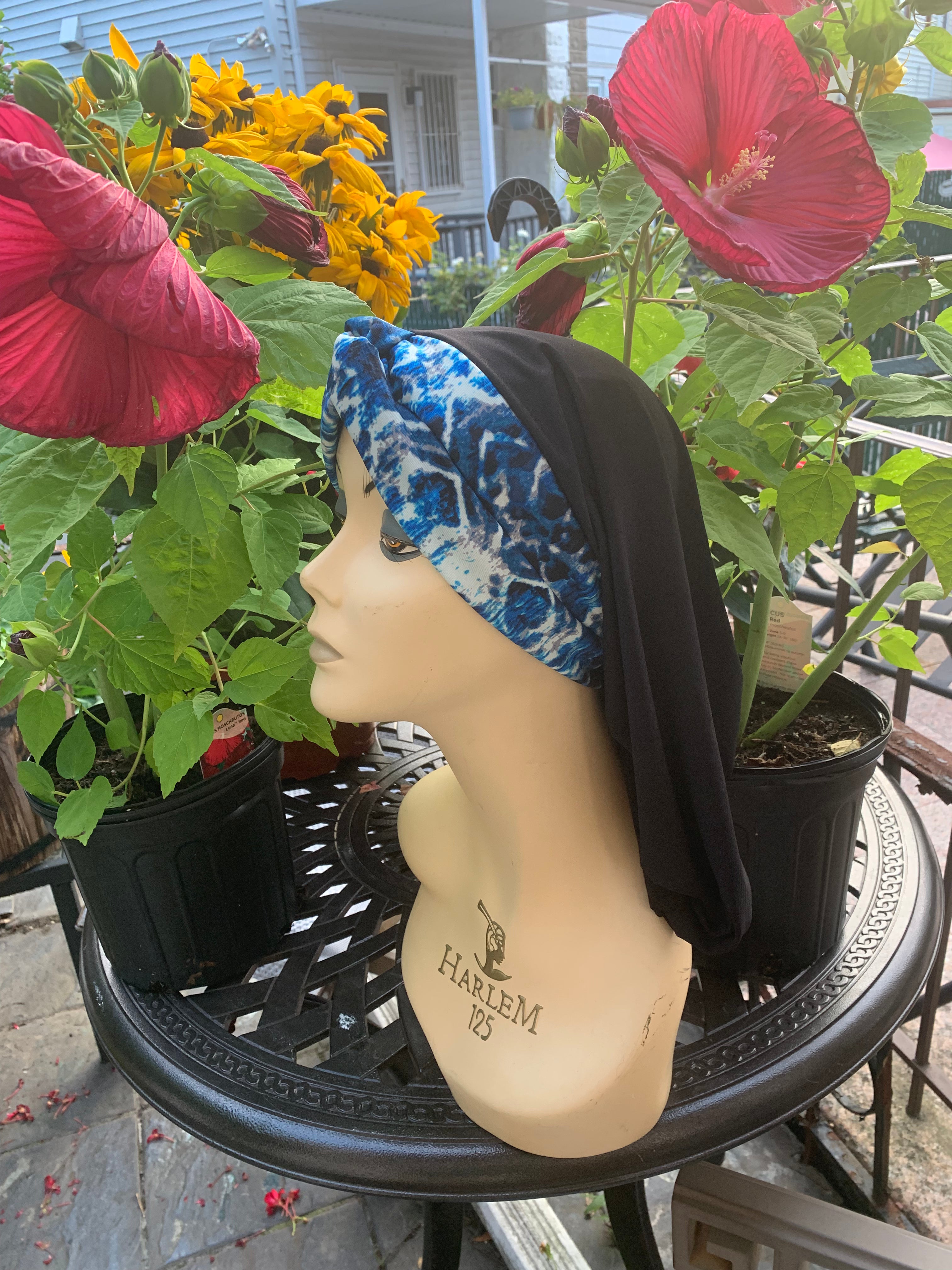 Uptown Girl Snood Turban Hijab - Premium USA-Made Headwear for Women | Perfect for Work, Prayer & Everyday Style