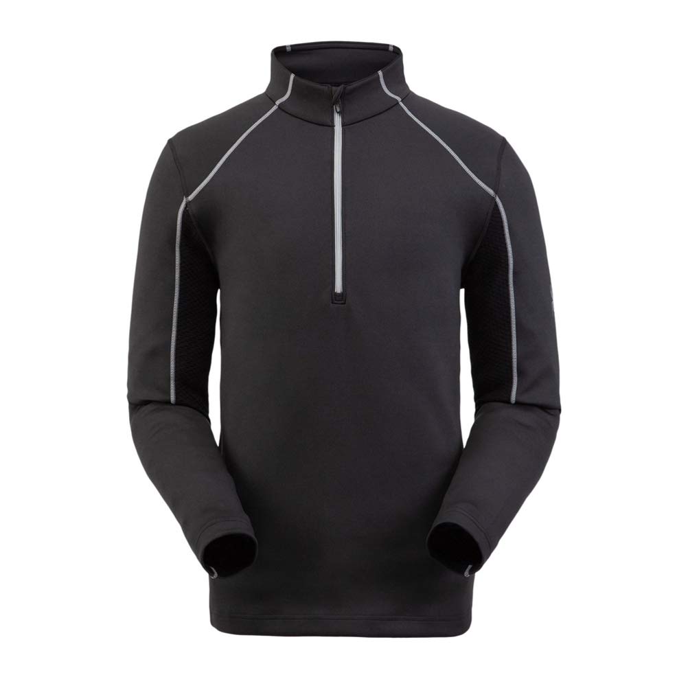 Spyder Men's Halcyon Zip T-Neck Fleece Shirt - Warm & Comfortable Winter Base Layer for Skiing, Snowboarding & Outdoor Activities