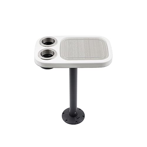 Glossy White Table/Black Leg/Titanium Grey Mat