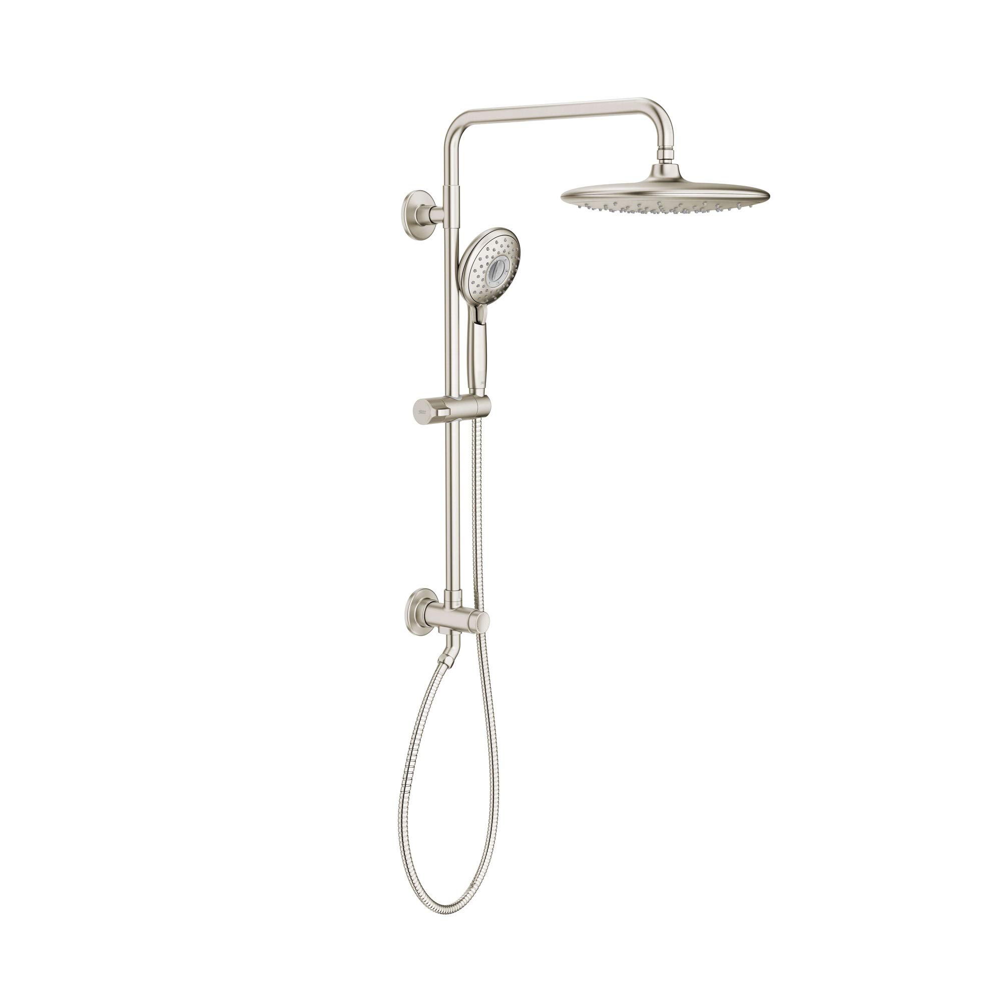 American Standard 9038804.295 Spectra Versa Shower System - Brushed Nickel Rain Shower Head & Handheld Shower Combo (1.8 GPM) for Luxurious Spa-Like Bathroom Experience