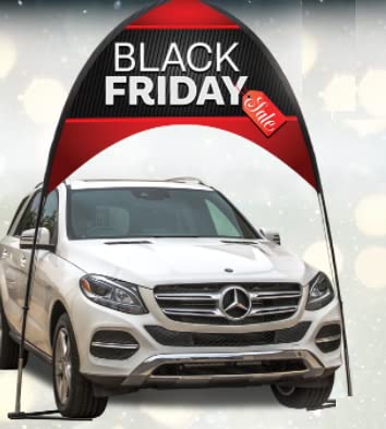 Christmas Car Key Sales Event - Indoor & Outdoor Arch Banner Kit for Car Dealerships | Durable Car Advertising Display for Showrooms, Parking Lots & Dealership Promotions