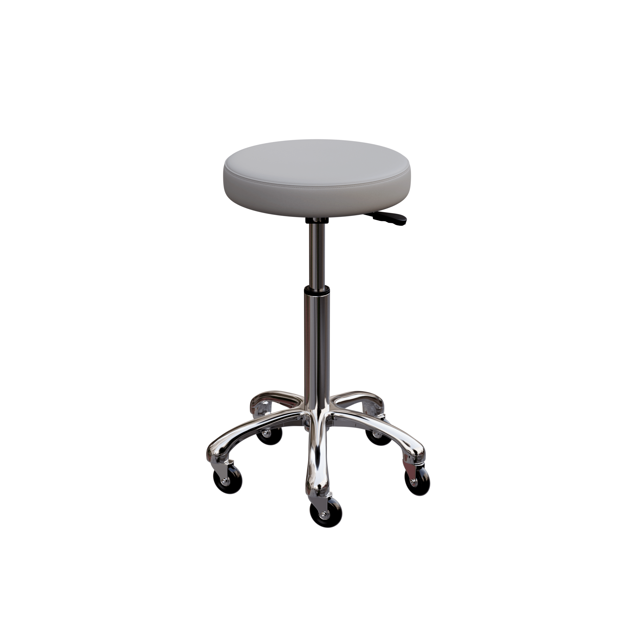 Professional Esthetician Stool with Adjustable Height & Metal Base - Hydraulic Facial Spa Chair for Salon, Beauty Clinic & Home Use (Model 1023A)