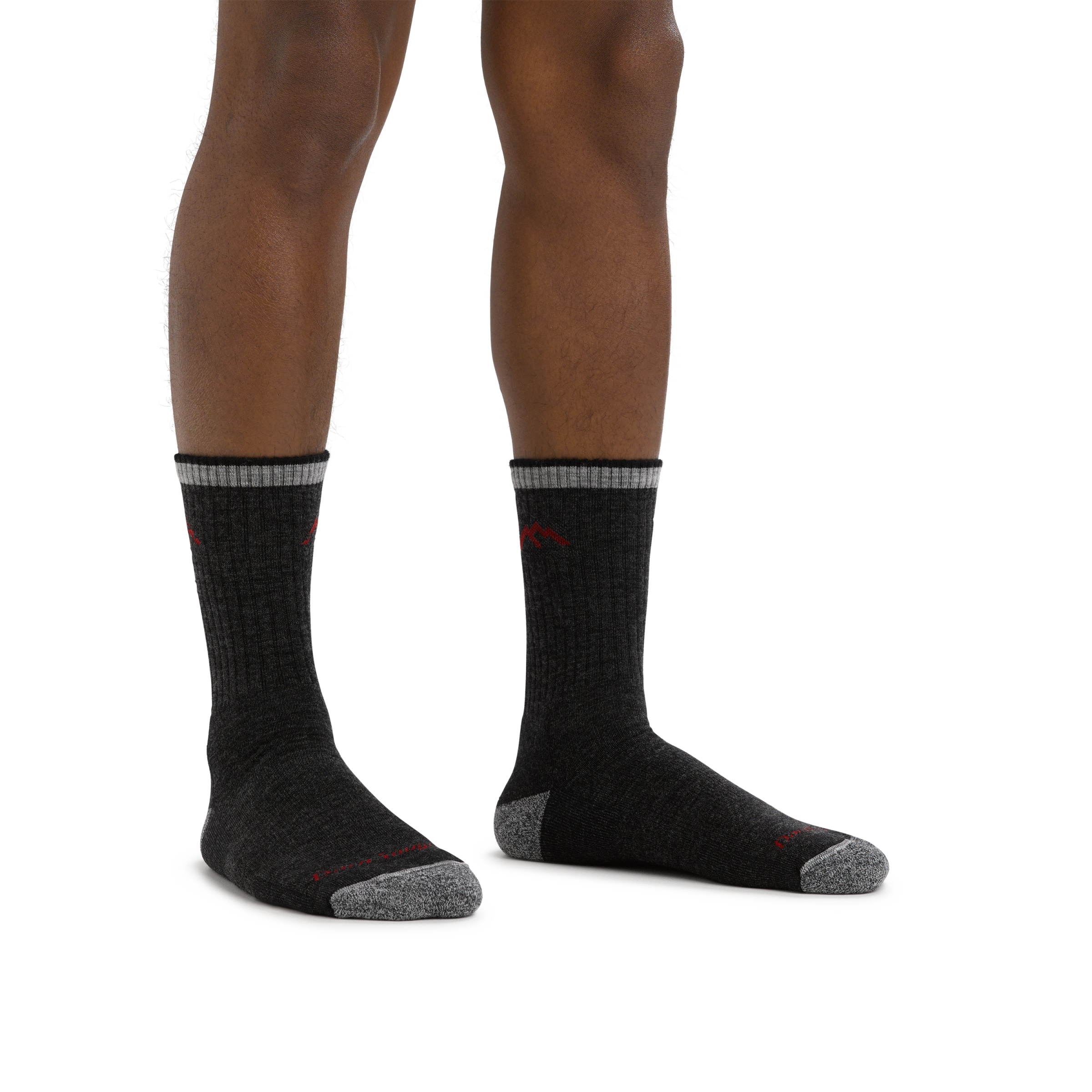 Men's Midweight Hiking Socks - Micro Crew Hiker Socks for Outdoor Trekking & Camping - Breathable & Cushioned for All-Day Comfort on Trails