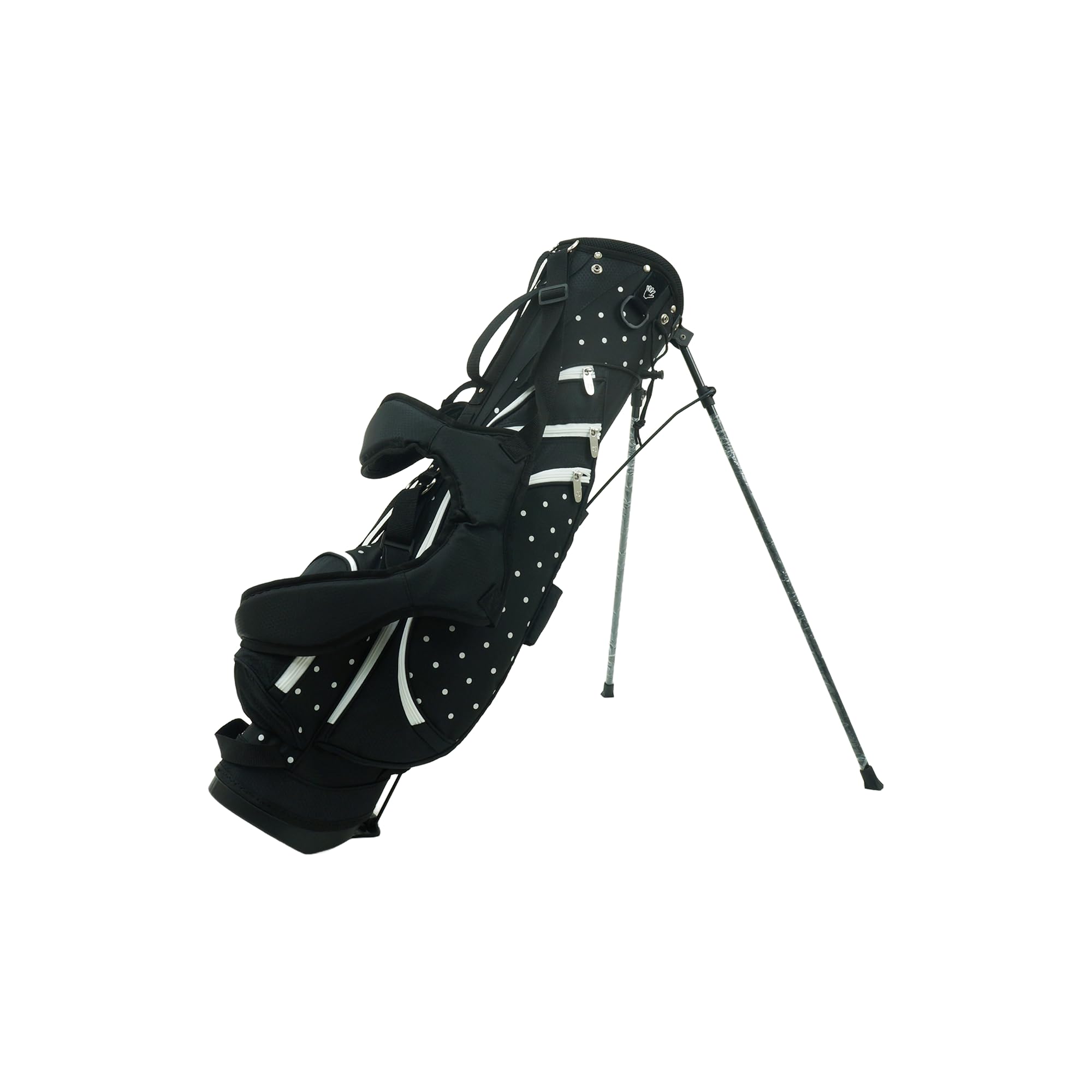 RJ Sports Carrie Lightweight Women's Golf Stand Bag with 4-Way Divider Top - Perfect for Driving Range & Course Play | Durable Ladies Golf Carry Bag for Walking Rounds