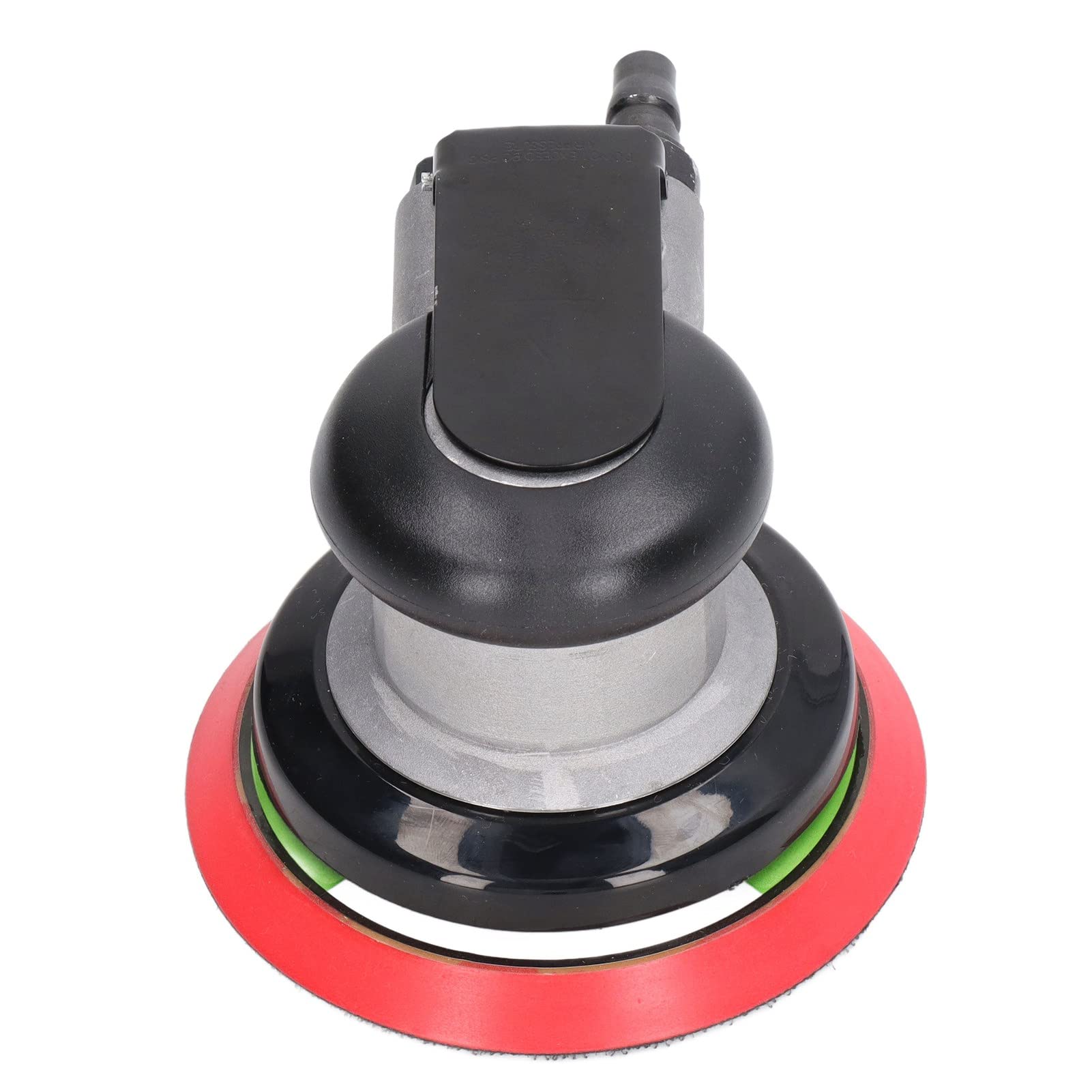 **Pneumatic Orbital Sander - 1/4 Inch Inlet, 10000 RPM, 5-Piece Sandpaper Set, Easy Operation for Woodworking, Metal Polishing & DIY Projects**