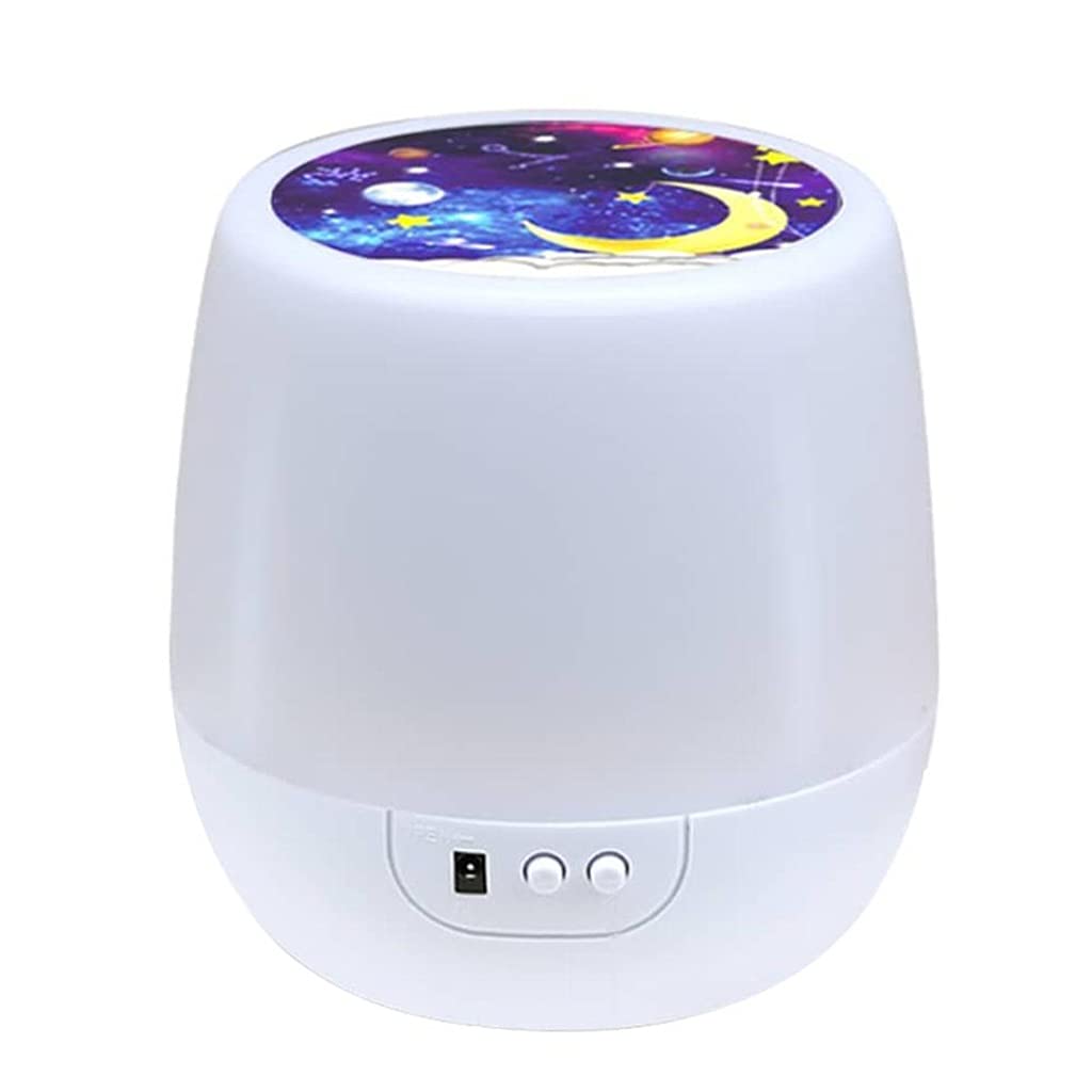 Starry Sky Projector Night Light - Rotating Colorful Star & Moon LED Lamp with USB Charging for Kids, Nursery, Bedroom - Perfect for Birthday Gifts, Romantic Decor & Baby Sleep Aid