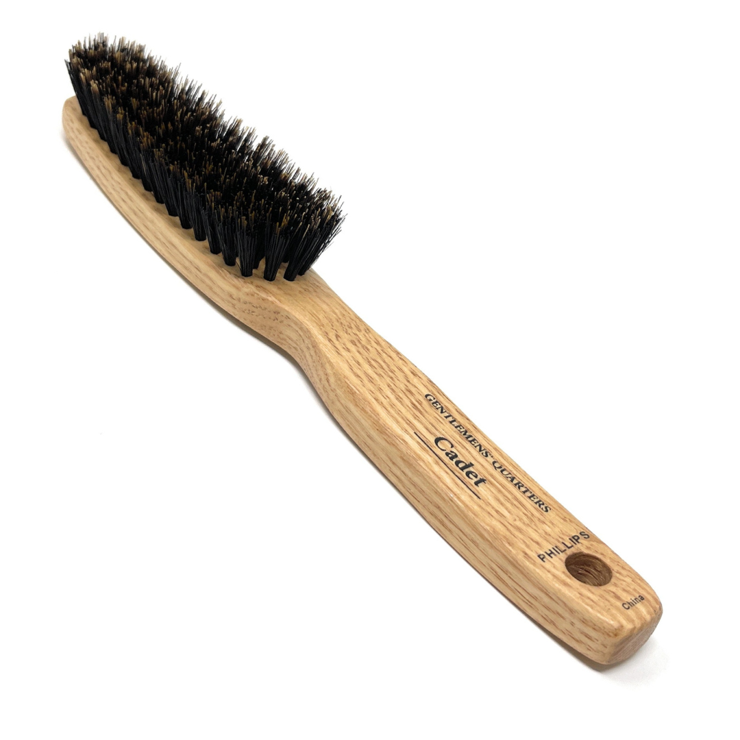Phillips Brush Gentlemens’ Quarters Cadet 5 Row Hair Brush for Men - Perfect for Styling, Detangling & Scalp Massage - Ideal for Home, Travel & Grooming Kits