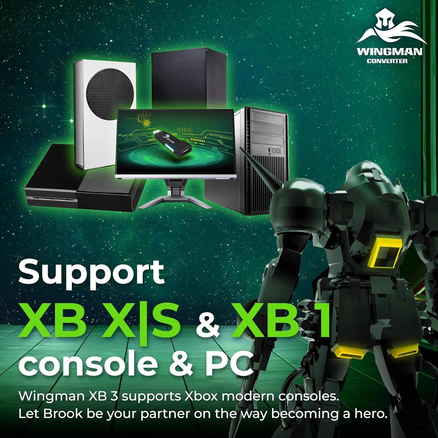 Wingman XB 3 Gaming Controller - Premium Video Game Accessories for PC, Xbox & PS5 - Perfect for Competitive Gaming & Casual Play
