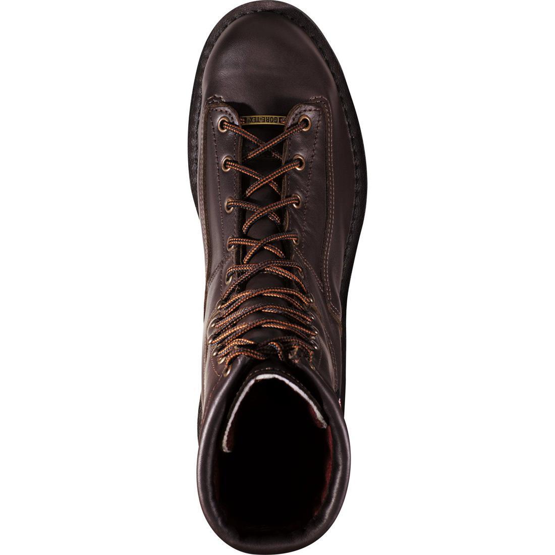 Men's Winter Hooded Lightweight 8-Inch 200G Insulated Boots in Brown - Perfect for Hiking, Snow Sports & Cold Weather Outdoor Activities