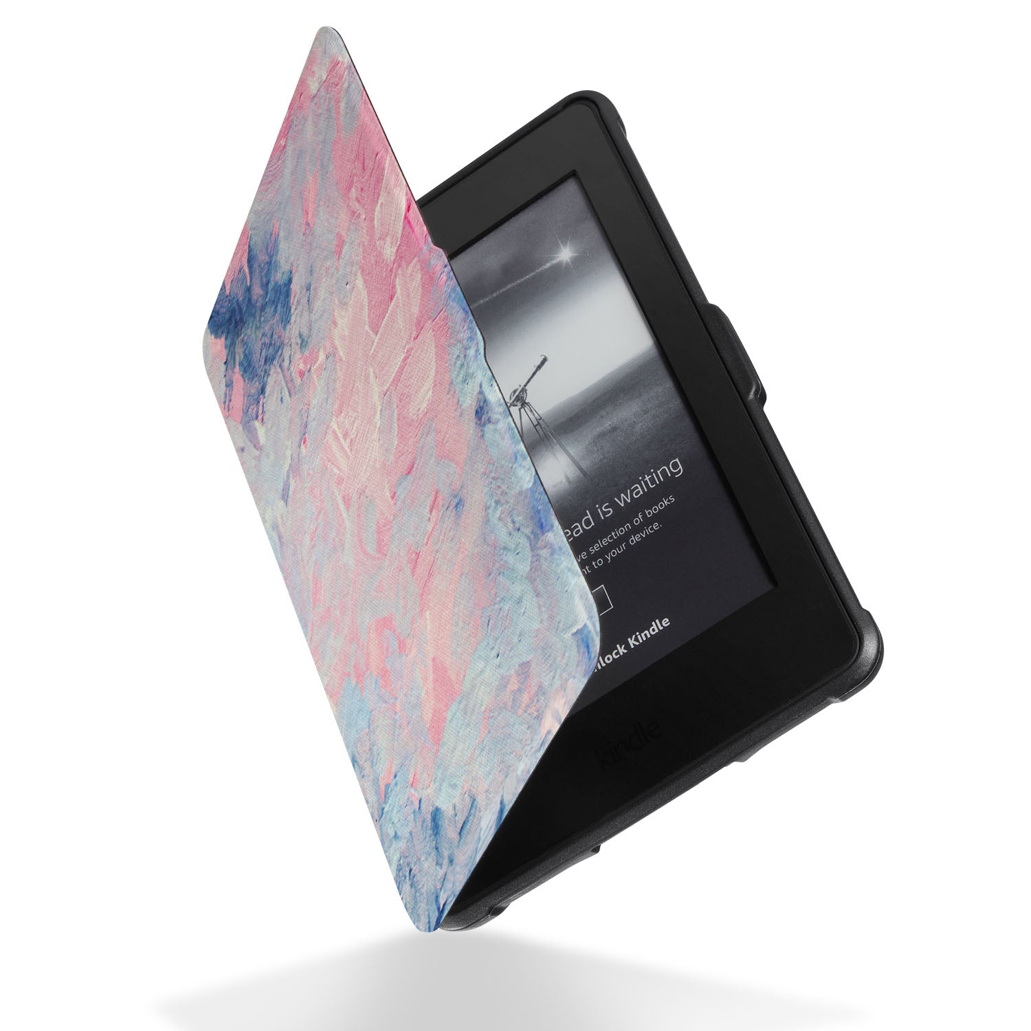 Premium Kindle Case with Oil Painting Abstract Design - Waterproof & Lightweight Cover for Kindle Paperwhite, Oasis, and Voyage - Perfect for Reading at Home, Travel, and Gifts