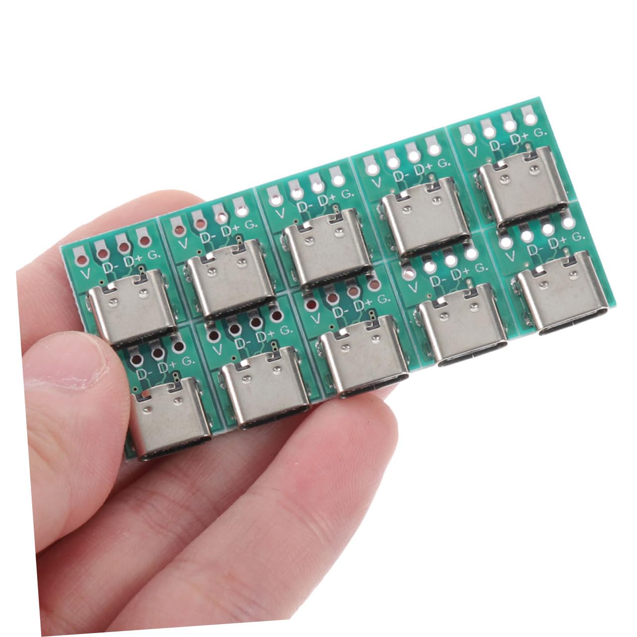 20Pcs USB C Female Connector DIY 3.1 Type C Adapter PCB Converter - Fast Data Transfer for Smartphones, Laptops & DIY Electronics Projects