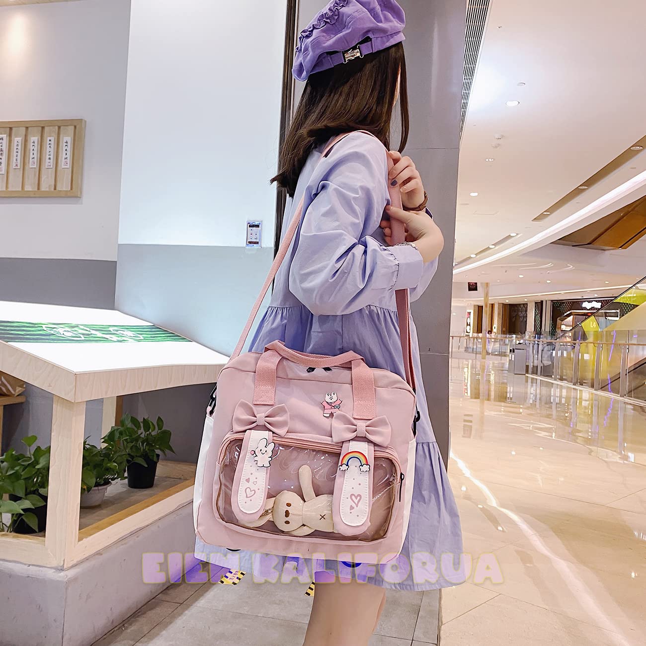 Cute Japanese Ita Bag - Kawaii 3-Way Anime Purse for JK Uniform Cosplay | Perfect for Anime Conventions, School Fashion & Collectors
