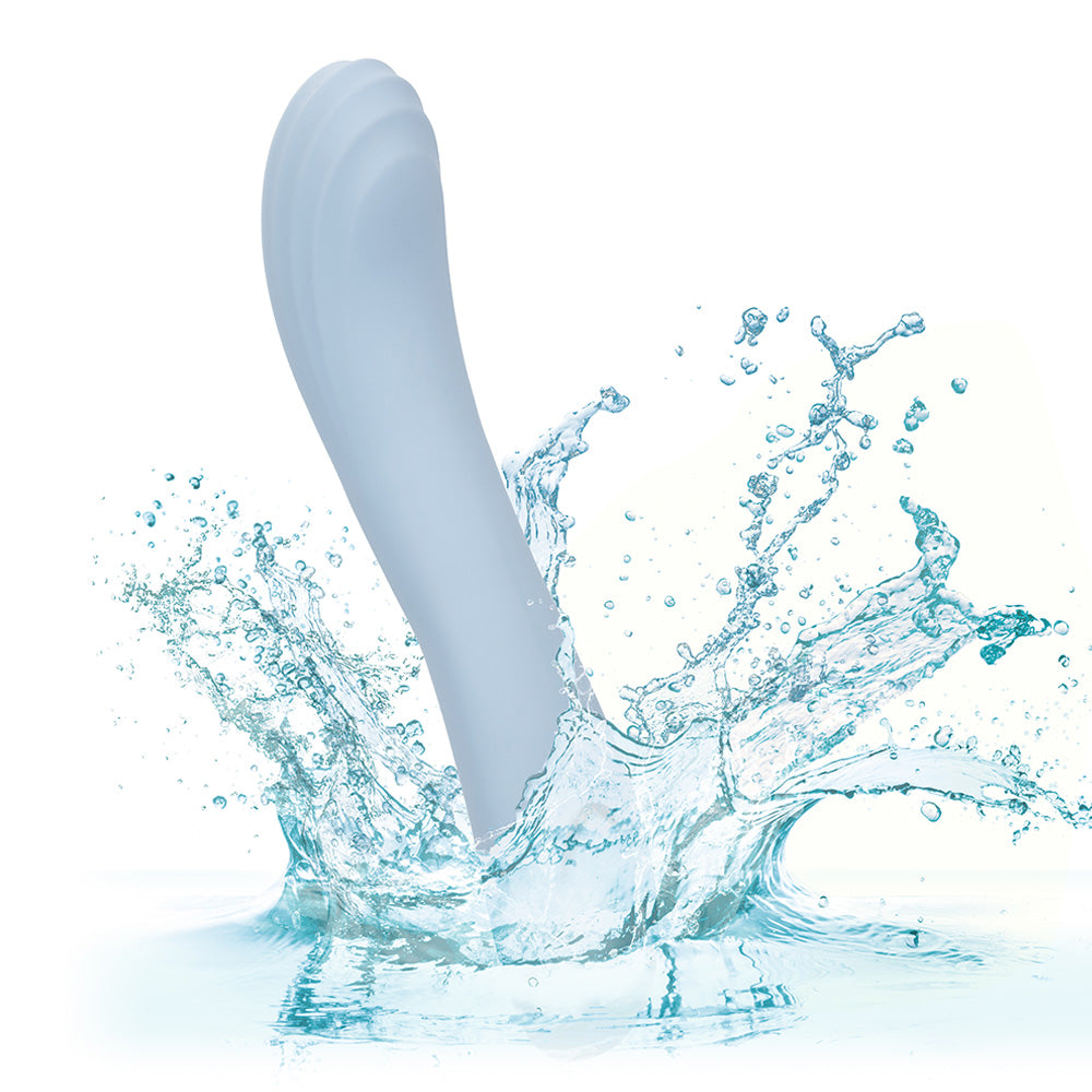 Premium Azure Collection Contoured G-Spot Vibrator - Powerful Rechargeable Silicone Massager for Women, Couples Play & Solo Pleasure - Ultimate Clitoral & G-Spot Stimulation for Intimate Moments