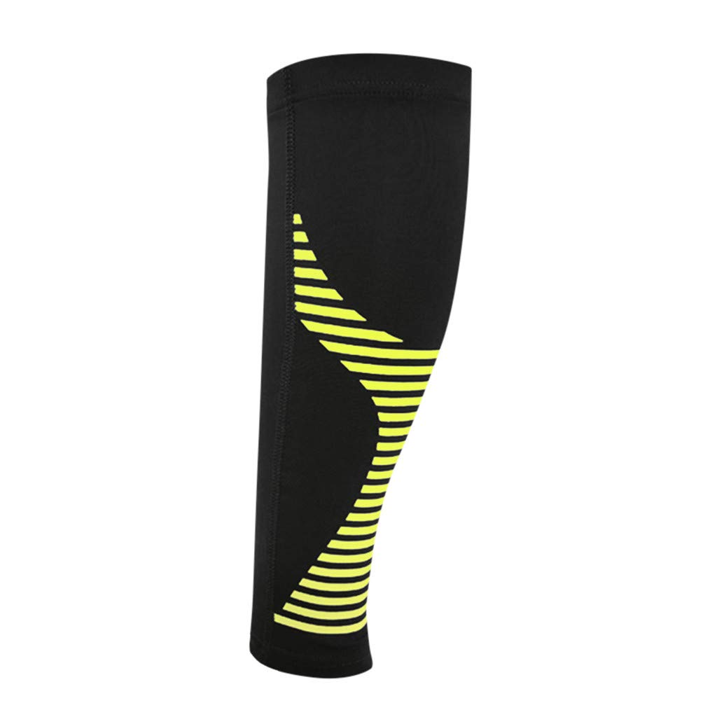 Compression Calf Sleeves for Men - Pain Relief & Muscle Support - Performance Leg Splint for Running, Yoga & Sports Recovery