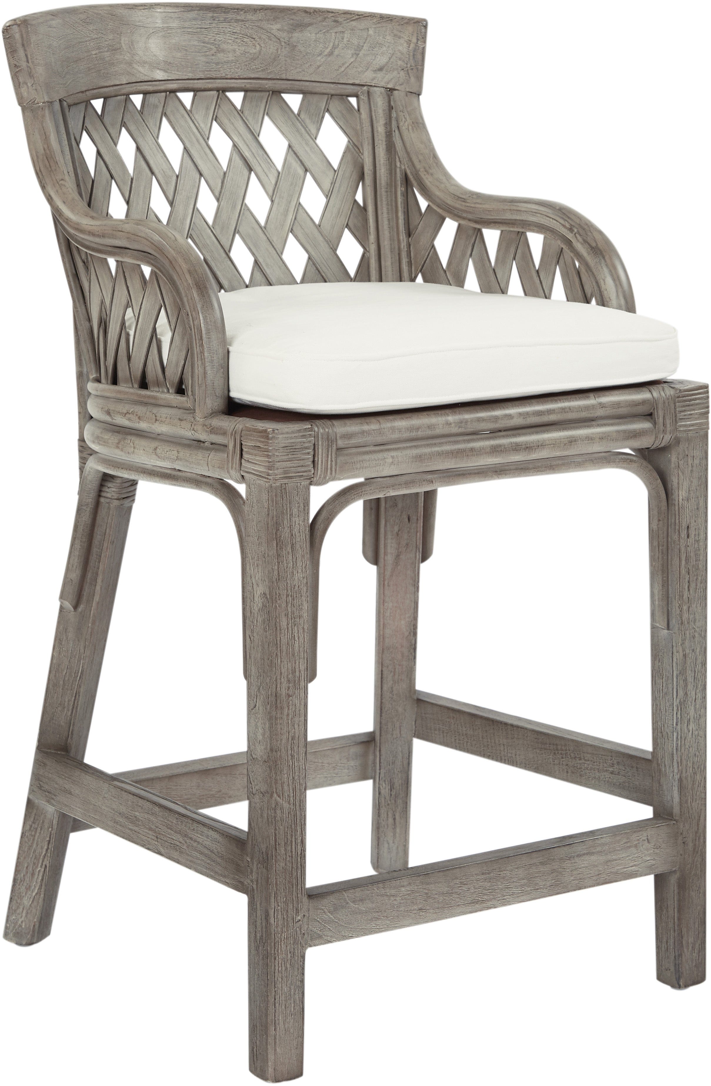 Office Star Plantation 24-Inch Counter Stool - Modern Wooden Bar Stool with Upholstered Seat [PLN158] - Perfect for Kitchen Islands, Breakfast Bars & Home Decor