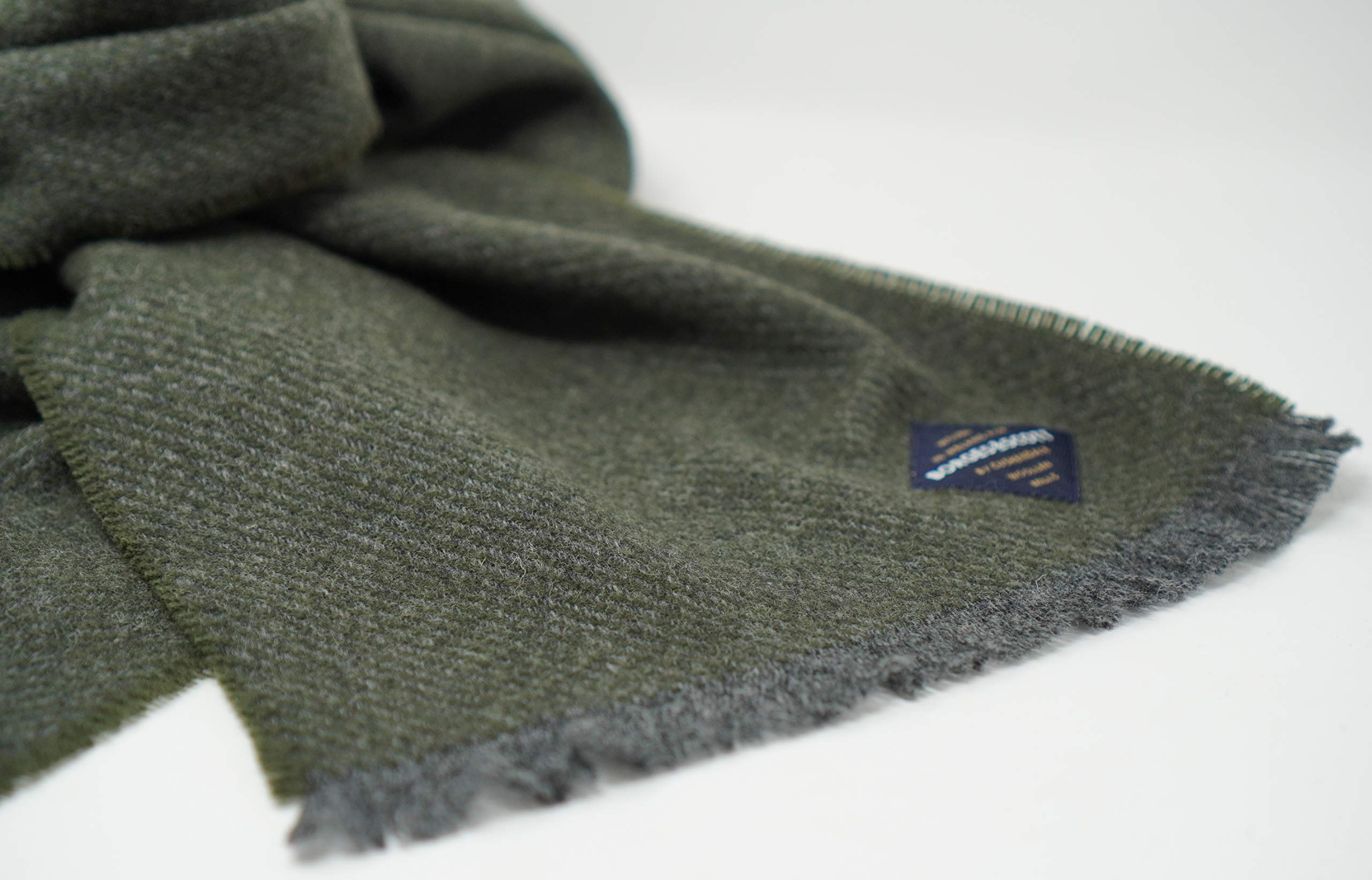 Authentic Irish Lambswool Scarf - 100% Pure Irish Wool - Handmade in Ireland - Warm Winter Accessory for Women & Men - Perfect for Cold Weather & Outdoor Activities