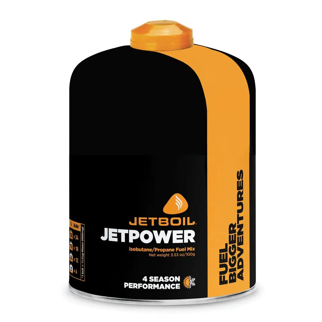 Jetboil Jetpower 450g Gas Canister - Portable Fuel for Camping, Hiking & Outdoor Cooking | Compact & Efficient Propane Canister for Backpacking Stoves
