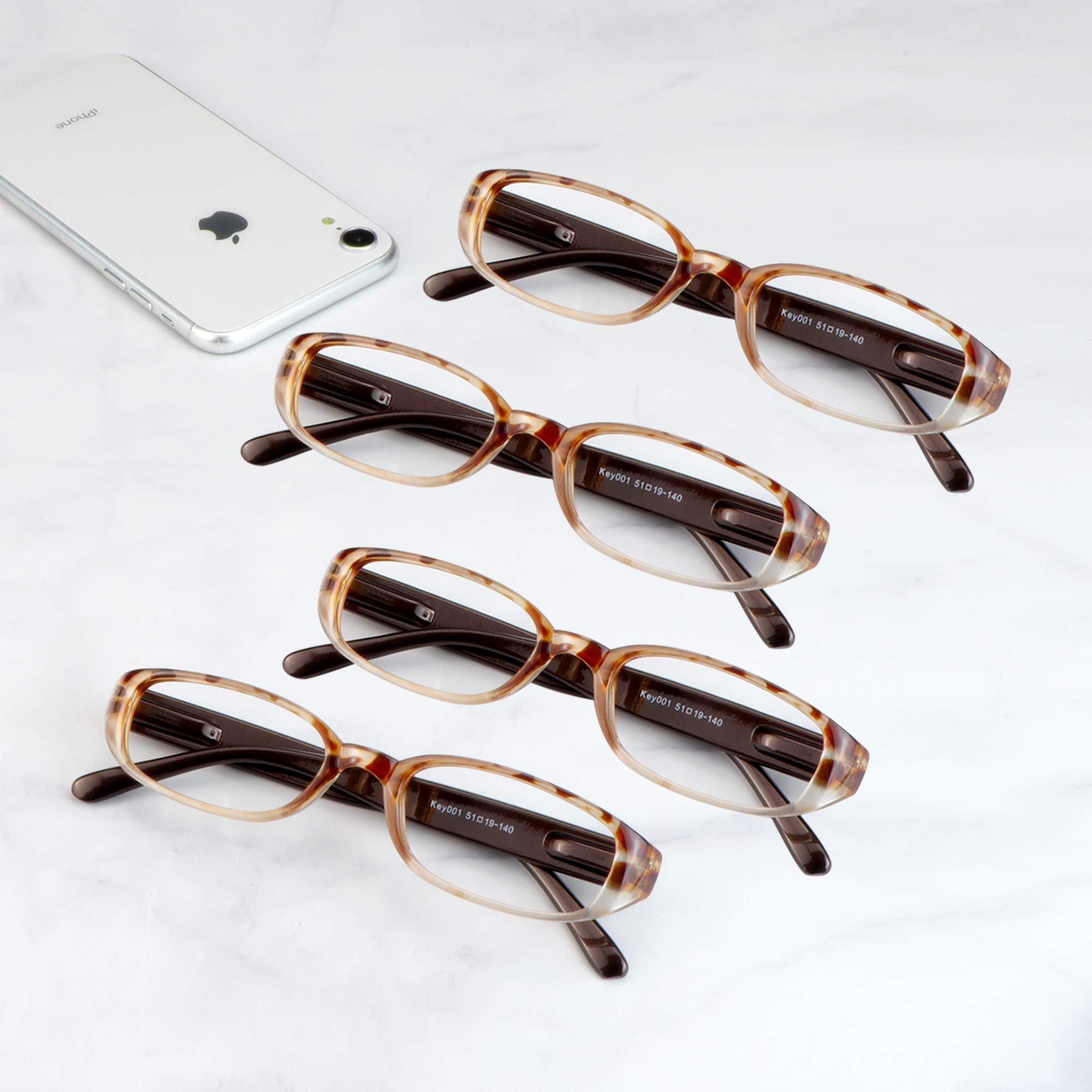 LifeArt Blue Light Blocking Glasses - 4 Pairs Anti Glare Computer Reading Glasses for Men & Women - Reduce Eye Strain for Work, Gaming & Screen Time