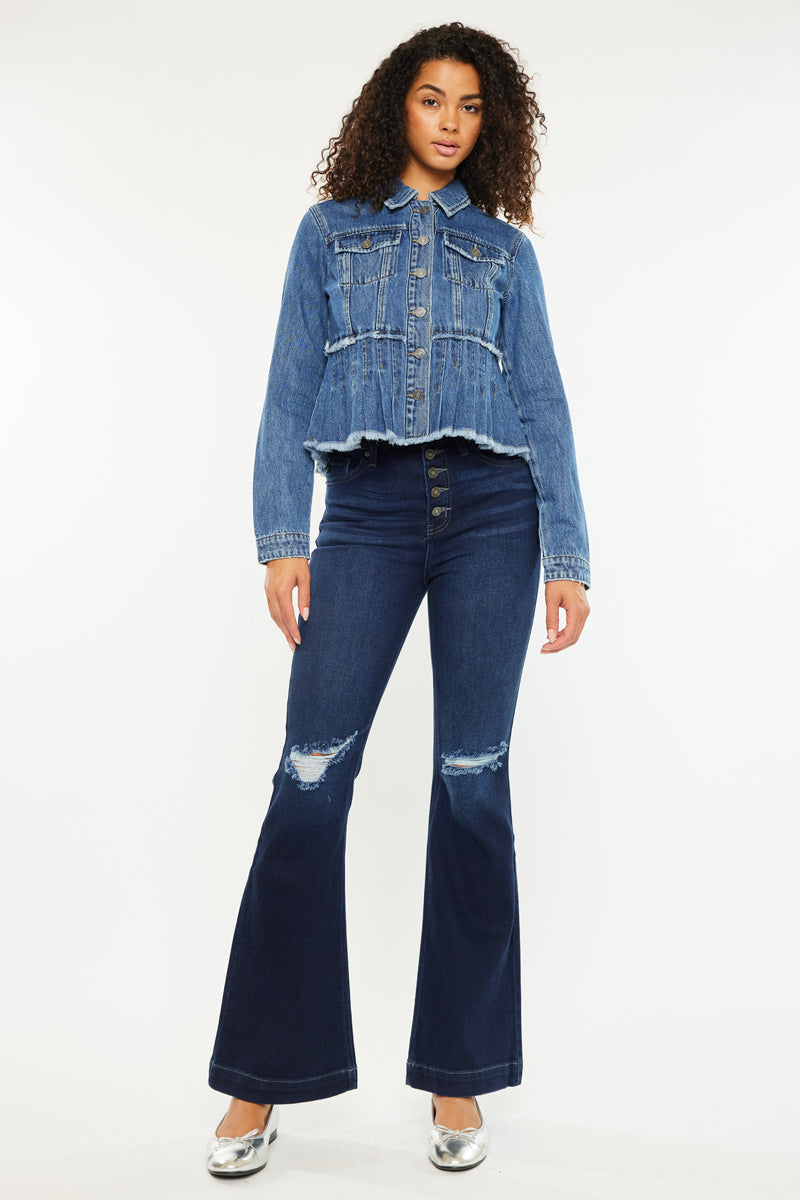 Alaine Pleated Jacket for Women | Trendy Lightweight Blazer | Office Wear & Casual Outfits | Perfect for Work, Dates & Special Occasions