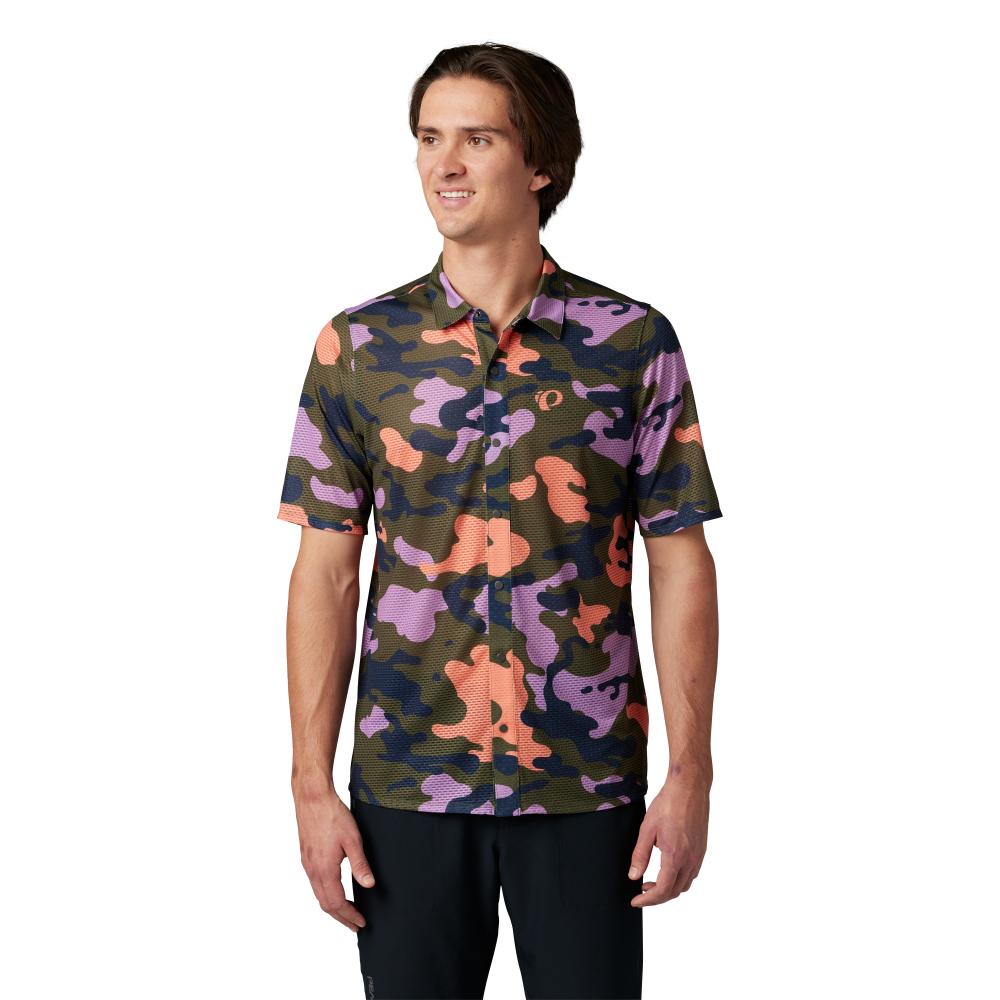 Men's Canyon Tech Snap Jersey - Breathable Cycling Shirt for Mountain Biking & Outdoor Sports | Quick-Dry Performance Top for Riders