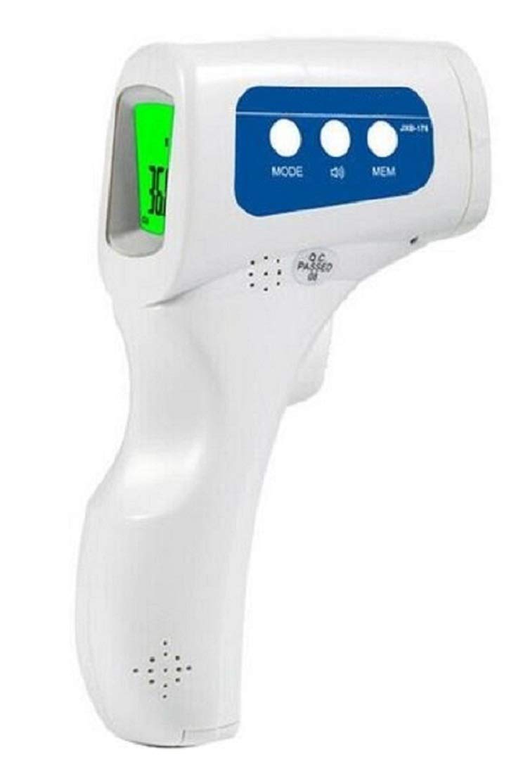 Non-Contact Infrared Thermometer for Adults & Kids - Digital Forehead & Ear Thermometer with Instant Reading - Perfect for Home, Office, and Travel Use