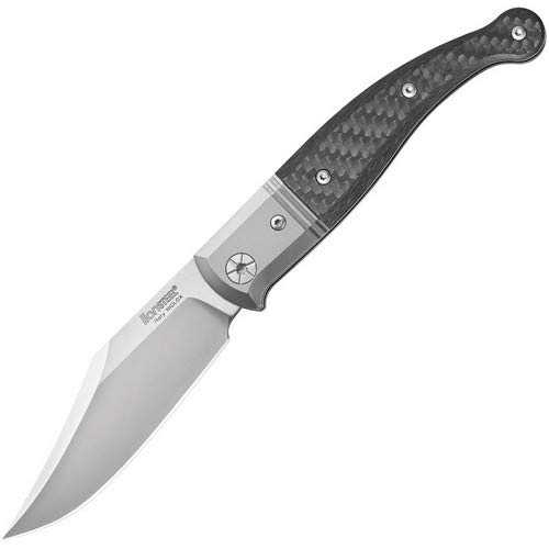 Lion Steel Gitano Slip Joint Pocket Knife - Carbon Fiber Handle, LSTGT01CF - Perfect for EDC, Camping, Hiking & Outdoor Adventures
