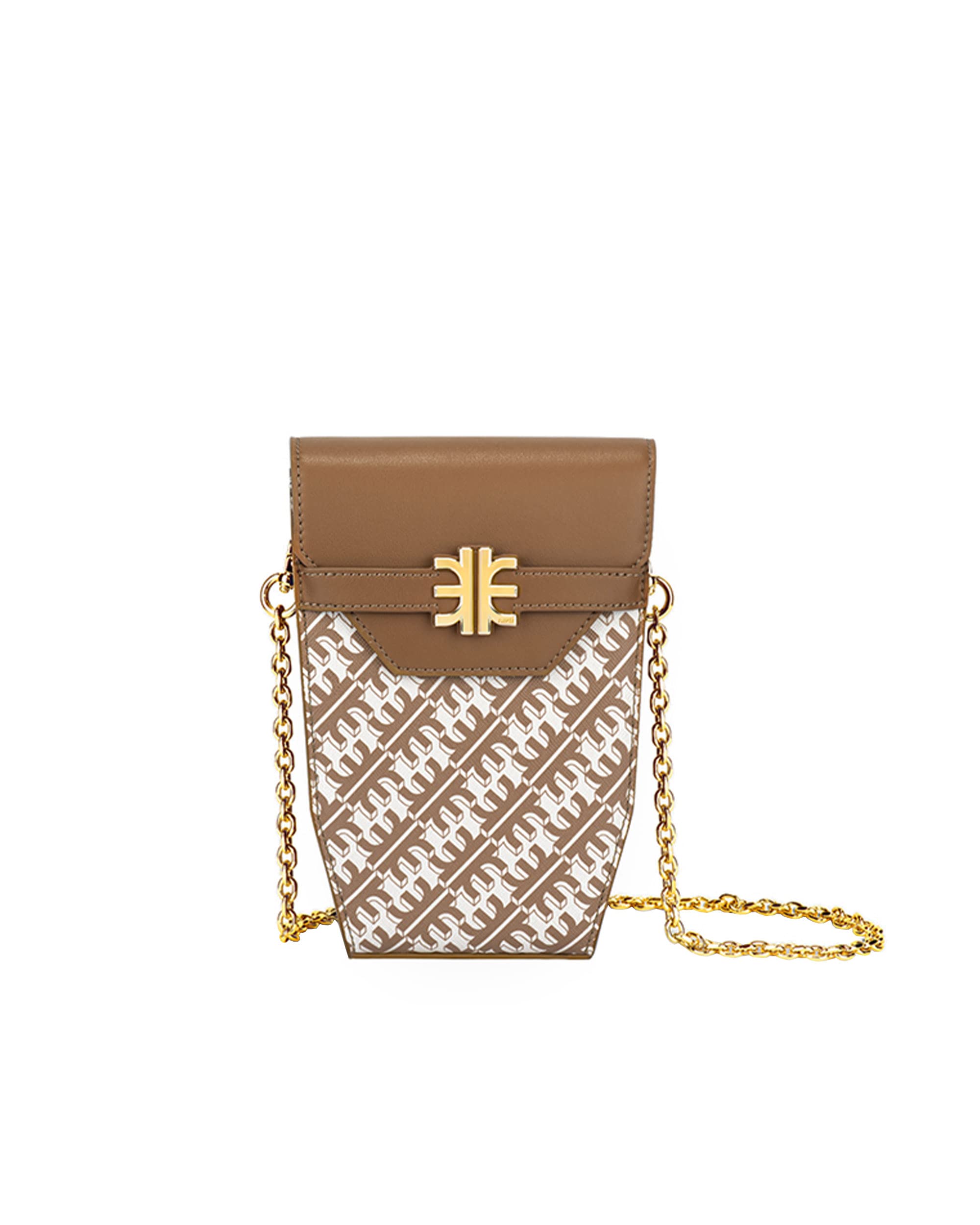 JW PEI FEI Women's Mini Leather Crossbody Phone Bag with Chain Strap - Stylish & Functional for Everyday Use, Travel, and Shopping