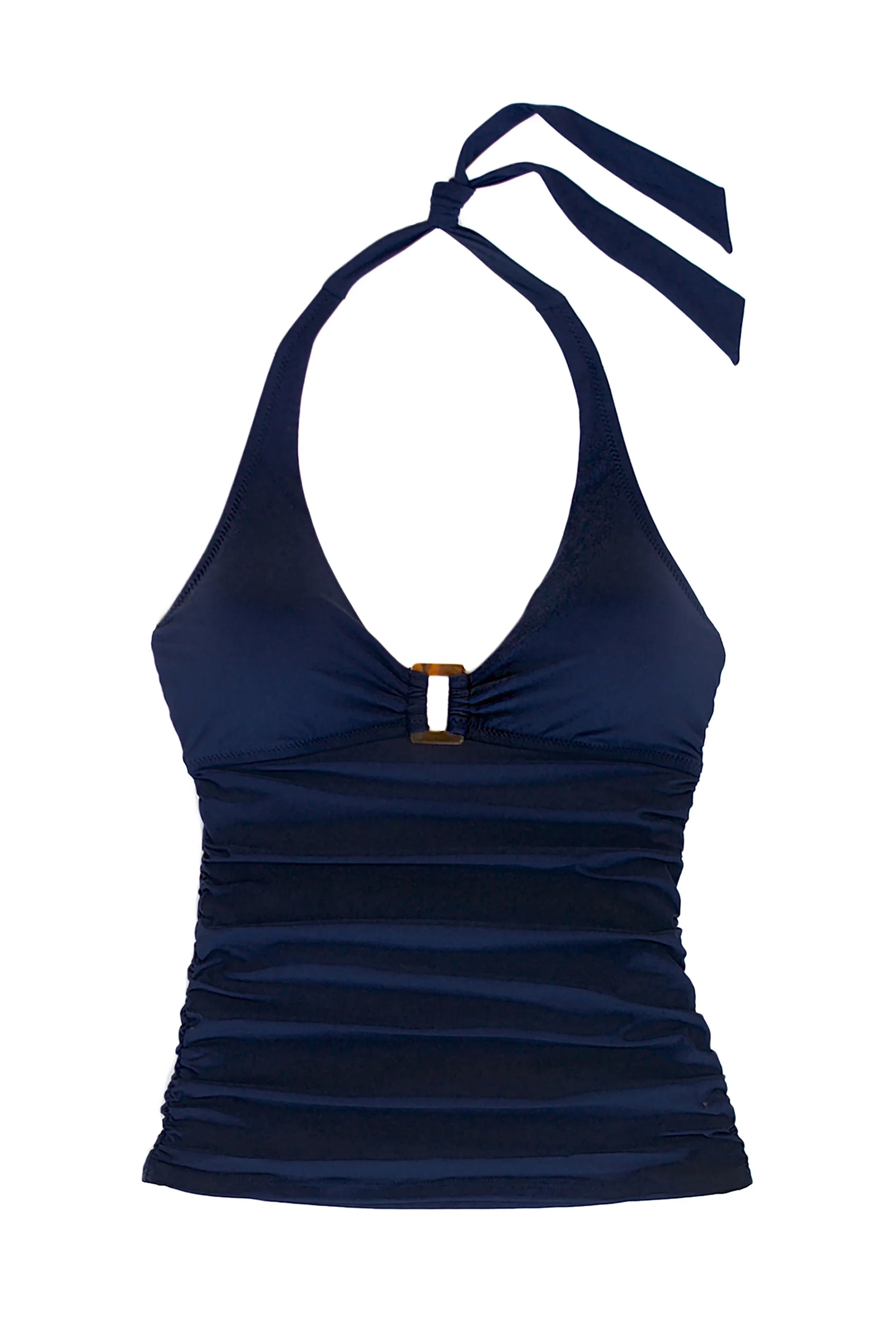 Women's Navy Tortoise Print Tankini Swimsuit - Stylish Two-Piece Bathing Suit for Beach, Pool, and Summer Vacations