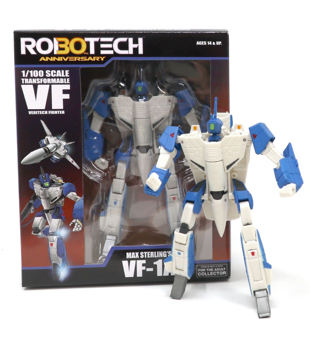 1/100 Scale Max Sterling's VF-1A Veritech Fighter Model Kit - Robotech Collectible for Anime Fans & Sci-Fi Model Builders - Perfect for Display, Gifts & Cosplay Props