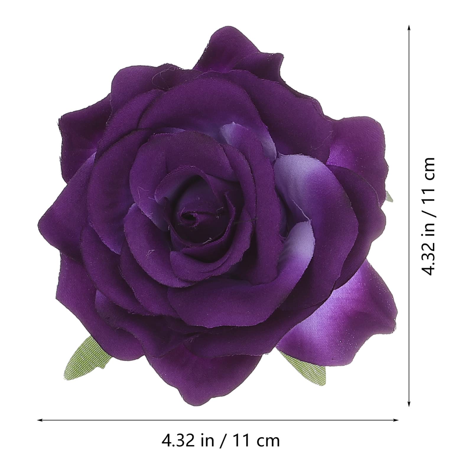 12pcs Rose Headdress Lapel Pins - Floral Brooches for Men & Women, Hair Clips & Flower Pins for Weddings, Parties, Prom, Bridal Accessories, Fashion Jewelry