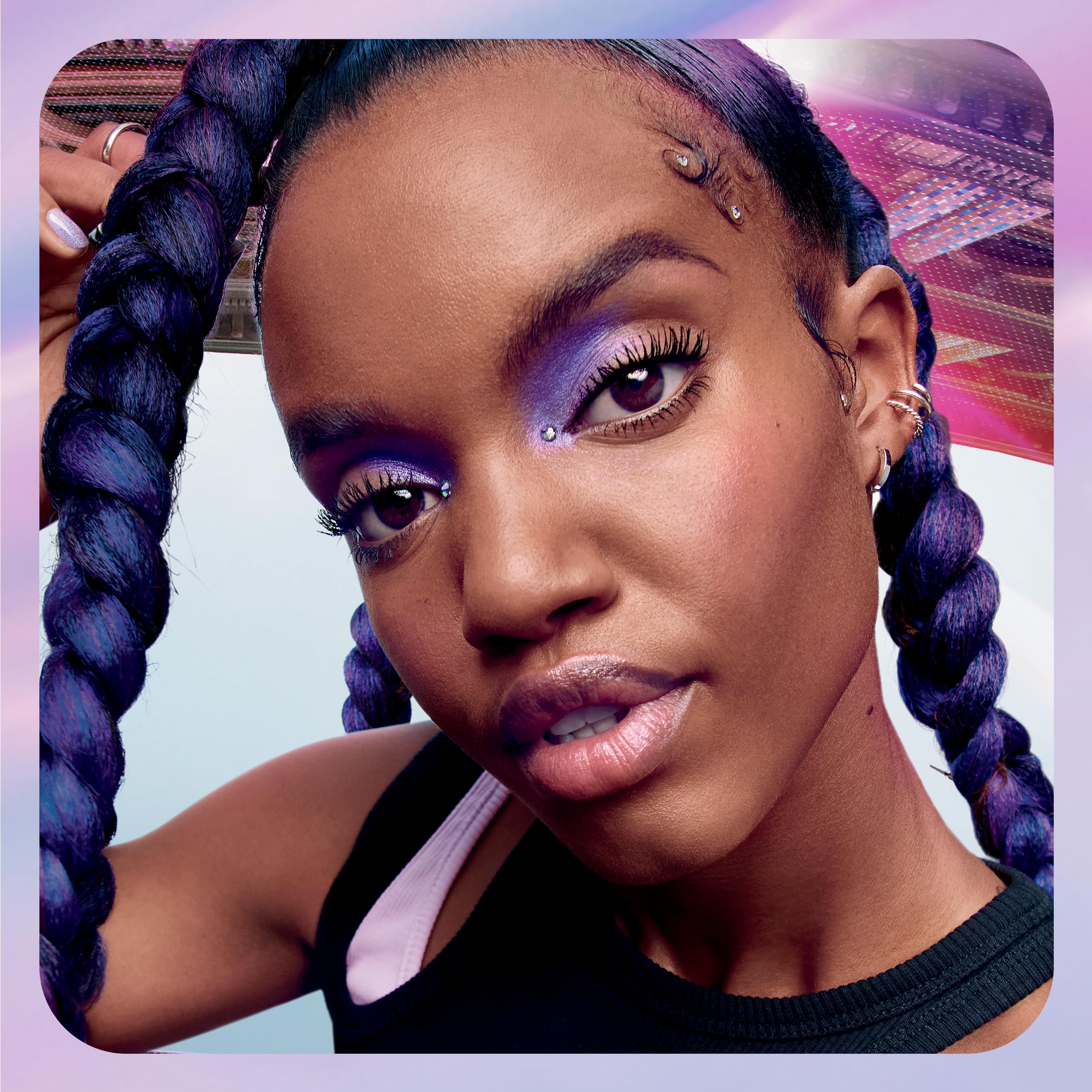 Maybelline The Falsies Surreal Extensions Waterproof Mascara - Volumizing & Lengthening Makeup for Dramatic Lashes, Very Black (1 Count) | Perfect for Everyday Wear, Date Night & Special Occasions