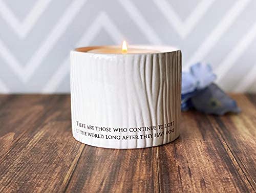 Sympathy Gift Set - Memorial Candle, Votive & Vase for Loved Ones | Thoughtful Bereavement Gift for Funerals, Memorials & Comforting the Grieving