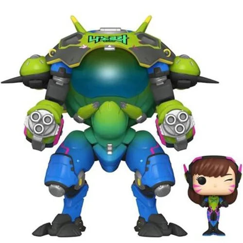 Exclusive Blizzard Overwatch Nano Cola D.Va with Mech Metallic 10-Inch Pop! Vinyl Figure #177 - Perfect for Gaming Collectors and Overwatch Fans Display
