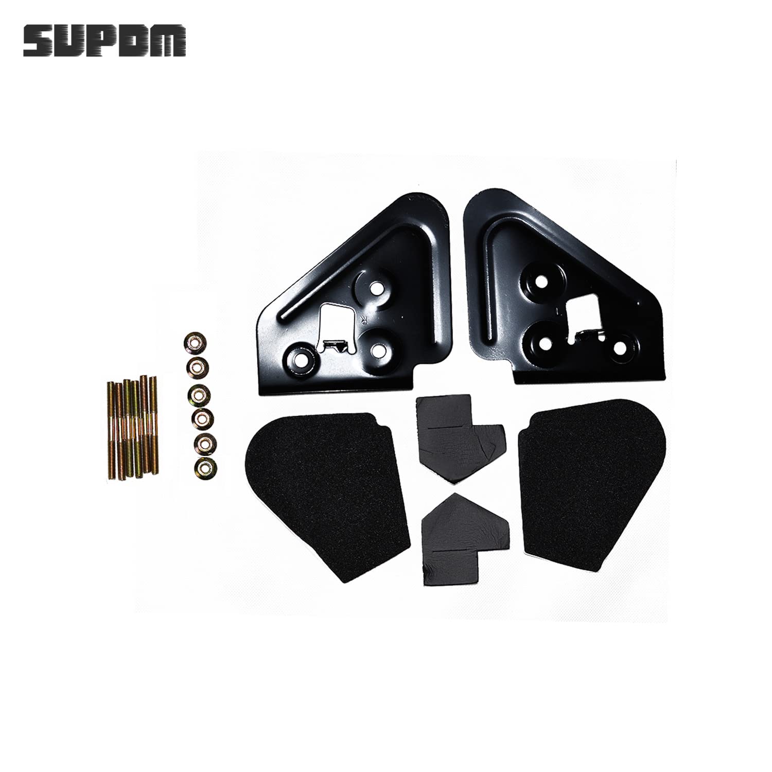 Black Manual Adjustable Towing Mirrors Set for 1994-2001 Dodge Ram 1500 & 1994-2002 Ram 2500/3500 Trucks - Left & Right Side Mirrors - Perfect for Enhanced Visibility While Towing Trailers or Campers