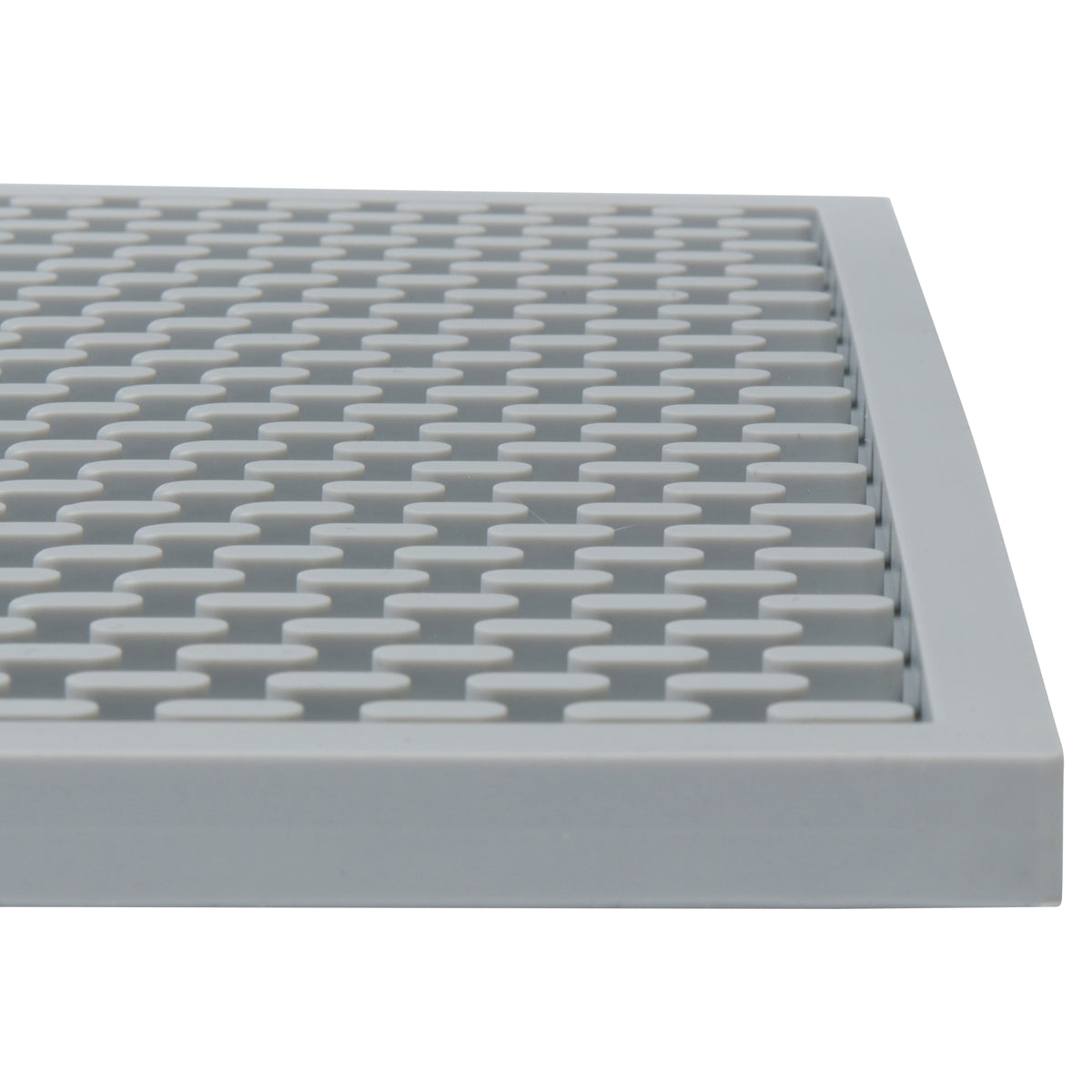 Premium Gray Silicone Bar Mat - Non-Slip, Heat-Resistant & Easy to Clean - Perfect for Bartending, Baking, Crafting & Home Kitchen Use