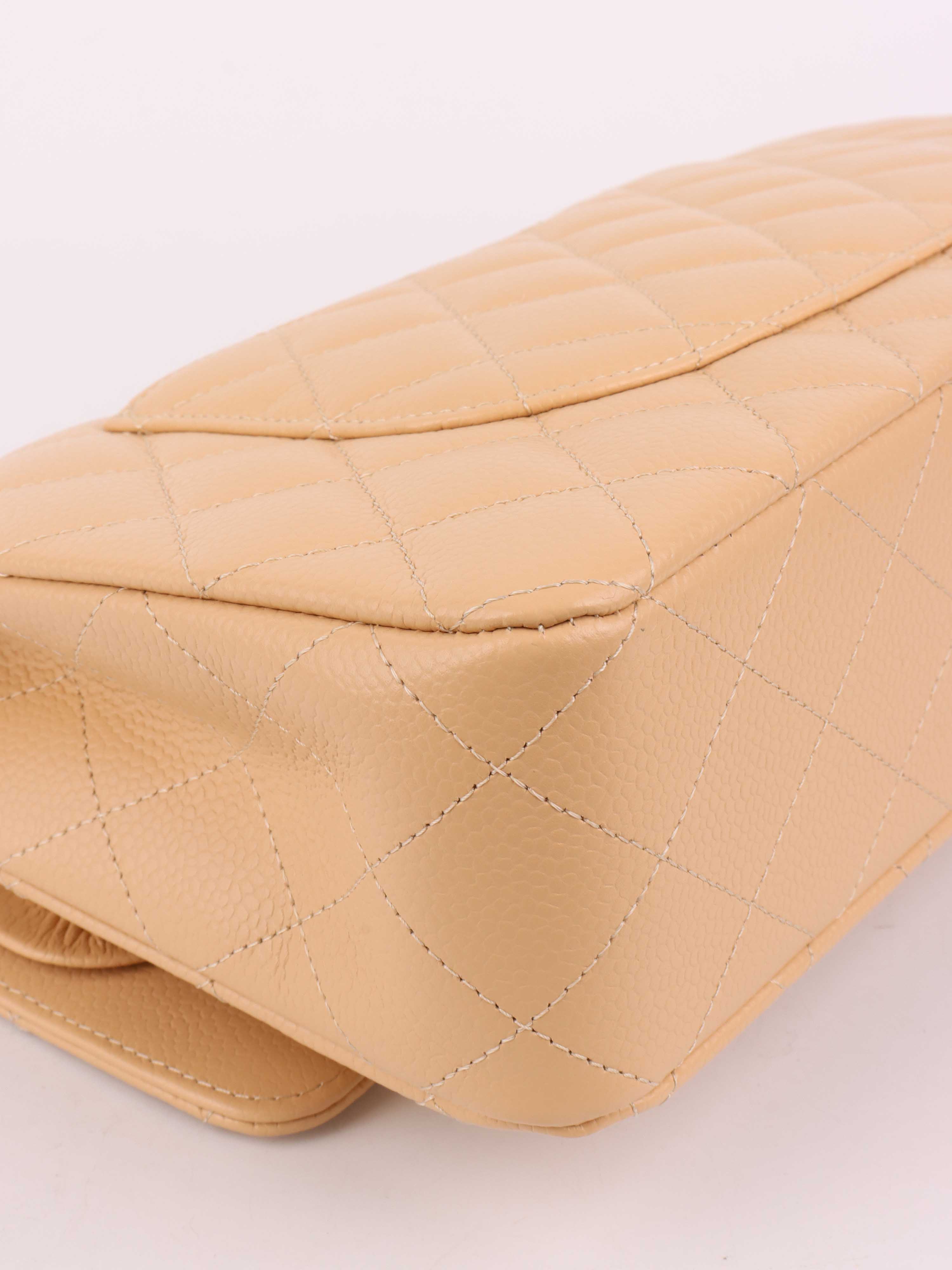 Chanel Beige Medium Classic Flap Bag - Timeless Luxury Handbag for Women | Perfect for Work, Evening Events & Special Occasions
